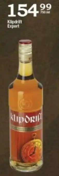Oxford Freshmarket Klipdrift Export 750ml offer