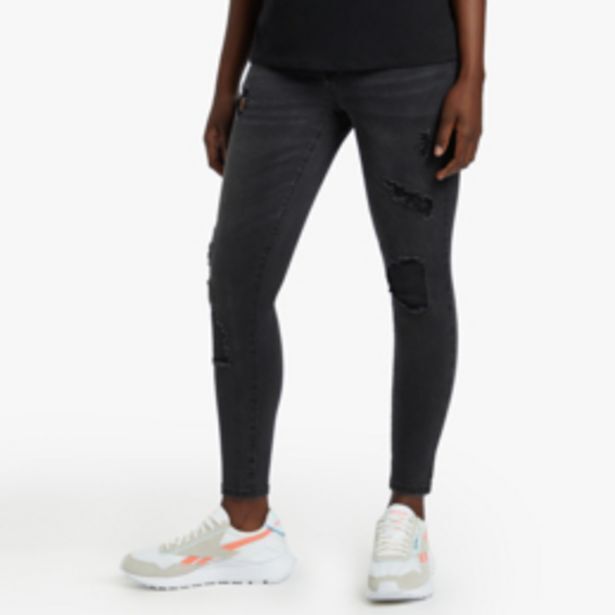 Redbat women's charcoal skinny jeans offer at Sportscene