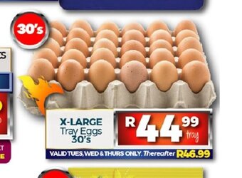 Take 'n Pay X-Large Tray Eggs 30's offer