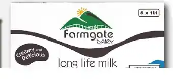 Take 'n Pay Farmgate UHT Longlife Full Cream Milk 6x 1lt offer