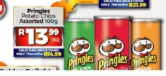 Take 'n Pay Pringles Potato Chips Assorted 100g offer