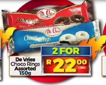 Take 'n Pay De Vries Choco Rings Assorted 150g offer