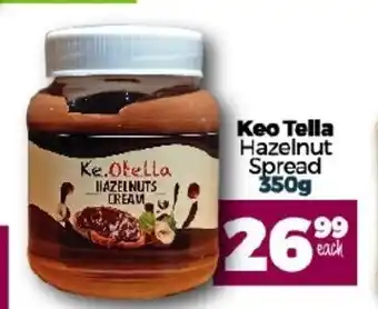 Take 'n Pay Keo Tella Hazelnut Spread 350g offer