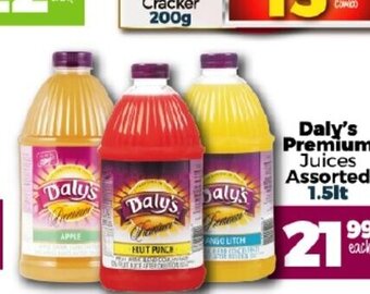 Take 'n Pay Daly's Premium Juices Assorted 1.5lt offer