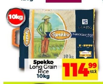 Take 'n Pay Spekko Long Grain Rice 10kg offer