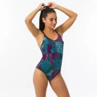 Decathlon Women's 1-piece swimsuit riana black offer