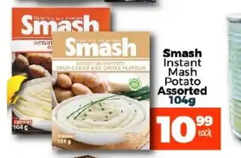 Take 'n Pay Smash Instant Mash Potato Assorted 104g offer