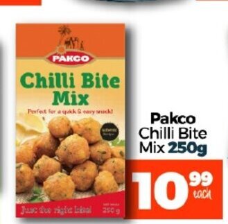 Take 'n Pay Pakco Chilli Bite Mix 250g offer