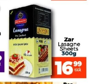 Take 'n Pay Zar Lasagne Sheets 300g offer