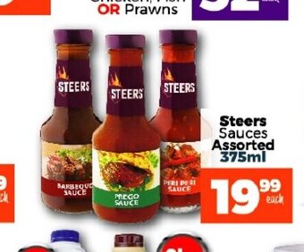 Take 'n Pay Steers Sauces Assorted 375ml offer