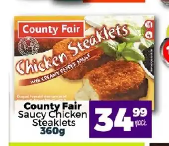 Take 'n Pay County Fair Saucy Chicken Steaklets 360g offer