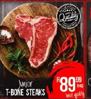 Take 'n Pay Junior T-Bone Steaks offer