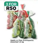 Food Lover's Market Apple or pear econopacks assorted-for 3 x 1.5kg offer