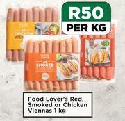 Food Lover's Market Food lover's red, smoked or chicken viennas-1kg offer