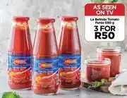 Food Lover's Market La belinda tomato puree-for 3 x 690g offer
