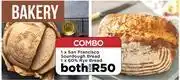 Food Lover's Market San francisco sourdough bread and 60% rye bread-for both offer