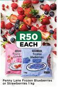 Food Lover's Market Penny lane frozen blueberries or strawberries-1kg each offer