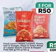 Food Lover's Market Food lover's mixed cocktail-for 3 x 100g/100g/125g offer