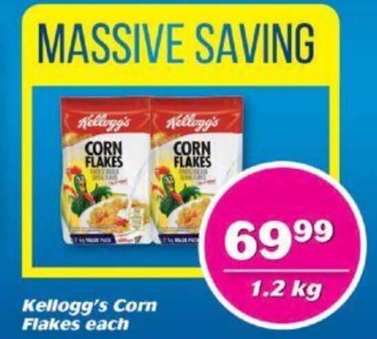 Cambridge Food Kellogg's Corn Flakes 1.2kg offer