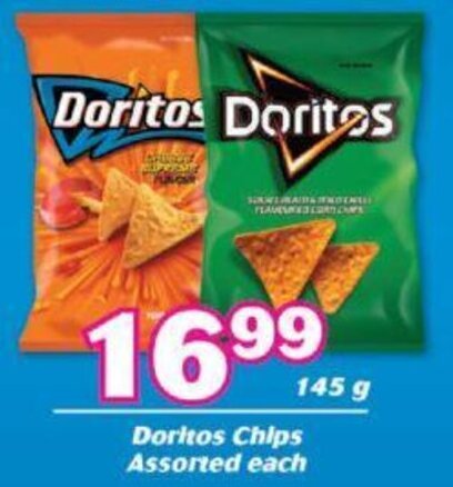 Cambridge Food Doritos Chips Assorted 145g offer
