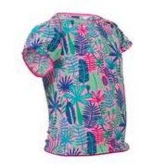 Decathlon Baby girls' tankini swimsuit top - jungle print offer