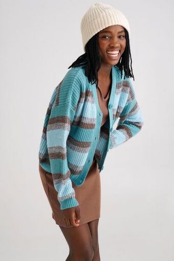 Stripe cardigan