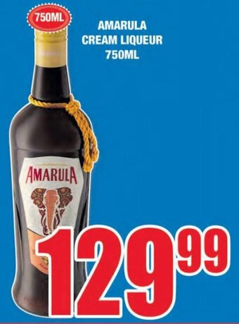 Amarula Cream Liqueur 750ml