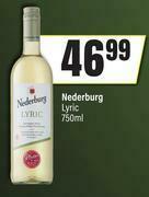 Spar Nederburg Lyric-750ml offer