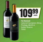 Spar Fat Bastard Cabernet Sauvignon, Shiraz, Pinotage, Merlot Or Golden Reserve-750ml Each offer