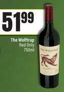 Spar The Wolftrap Red Only-750ml offer
