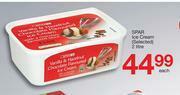 Spar Spar Ice Cream (Selected)-2Ltr Each offer