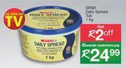 Spar Spar Daily Spread Tub-1kg offer