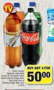 Spar Fanta Orange, Sparletta (Selected)-For Any 4 x 1.5Ltr offer