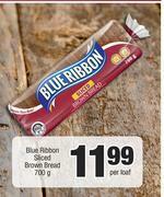 Spar Blue Ribbon Sliced Brown Bread-700g Per Loaf offer