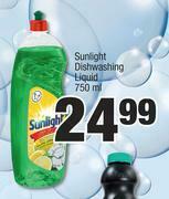 Spar Sunlight Dishwashing Liquid-750ml offer