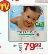 Spar Spar Toilet Tissue Rolls 2Ply-18's Per Pack offer