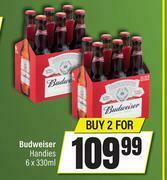 Spar Budweiser Handies-For 2 x 6 x 330ml offer