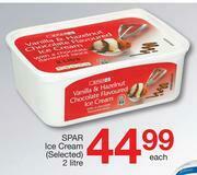 Spar Spar Ice Cream (Selected)-2Ltr Each offer