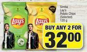 Spar Simba Lay's Potato Chips (Selected)-For Any 2 x 120g offer