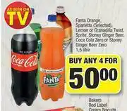 Spar Fanta Orange, Sparletta (Selected)-For Any 4 x 1.5Ltr offer