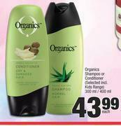 Spar Organics Shampoo Or Conditioner (Selected Incl.Kids Range)-300ml/400ml Each offer