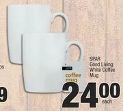 Spar Spar Good Living White Coffee Mug-Each offer
