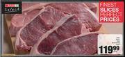 Spar Spar Select Bulk Rump/Sirloin Steak-Per Kg offer