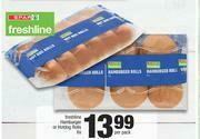 Spar Spar Freshline Hamburger Or Hotdog Rolls-6s Per Pack offer