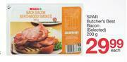 Spar Spar Butcher's Best Bacon (Selected)-200g Each offer