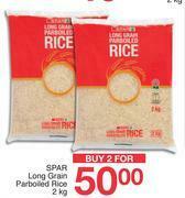 Spar Spar Long Grain Parboiled Rice-For 2 x 2Kg offer