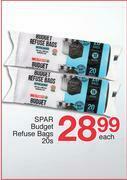 Spar Spar Budget Refuse Bags-20s Each offer