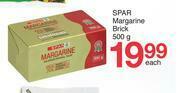 Spar Spar Margarine Brick-500g Each offer