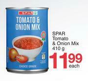 Spar Spar Tomato & Onion Mix-410g Each offer