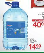 Spar Spar Still Water-5Ltr Each offer